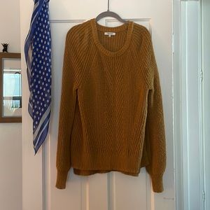 dijon mustard Madewell sweater 💛🧡🤎